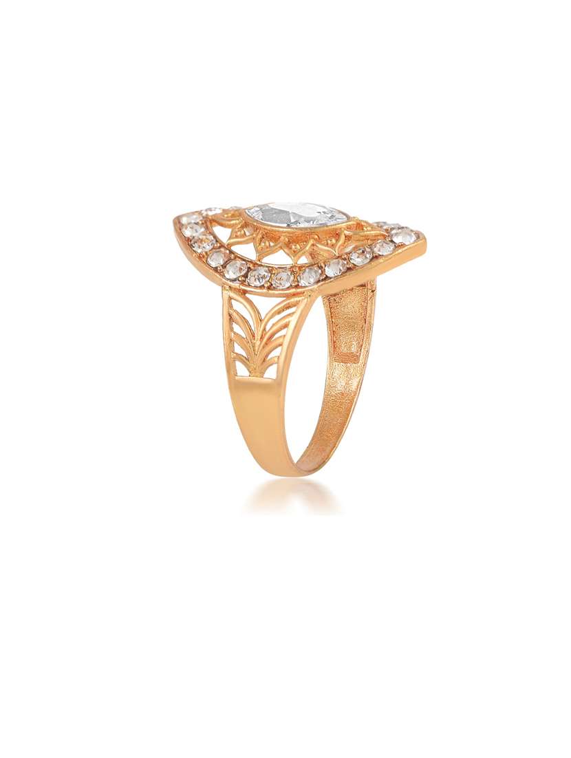 gold brass finger  ring - 18637530 -  Standard Image - 2