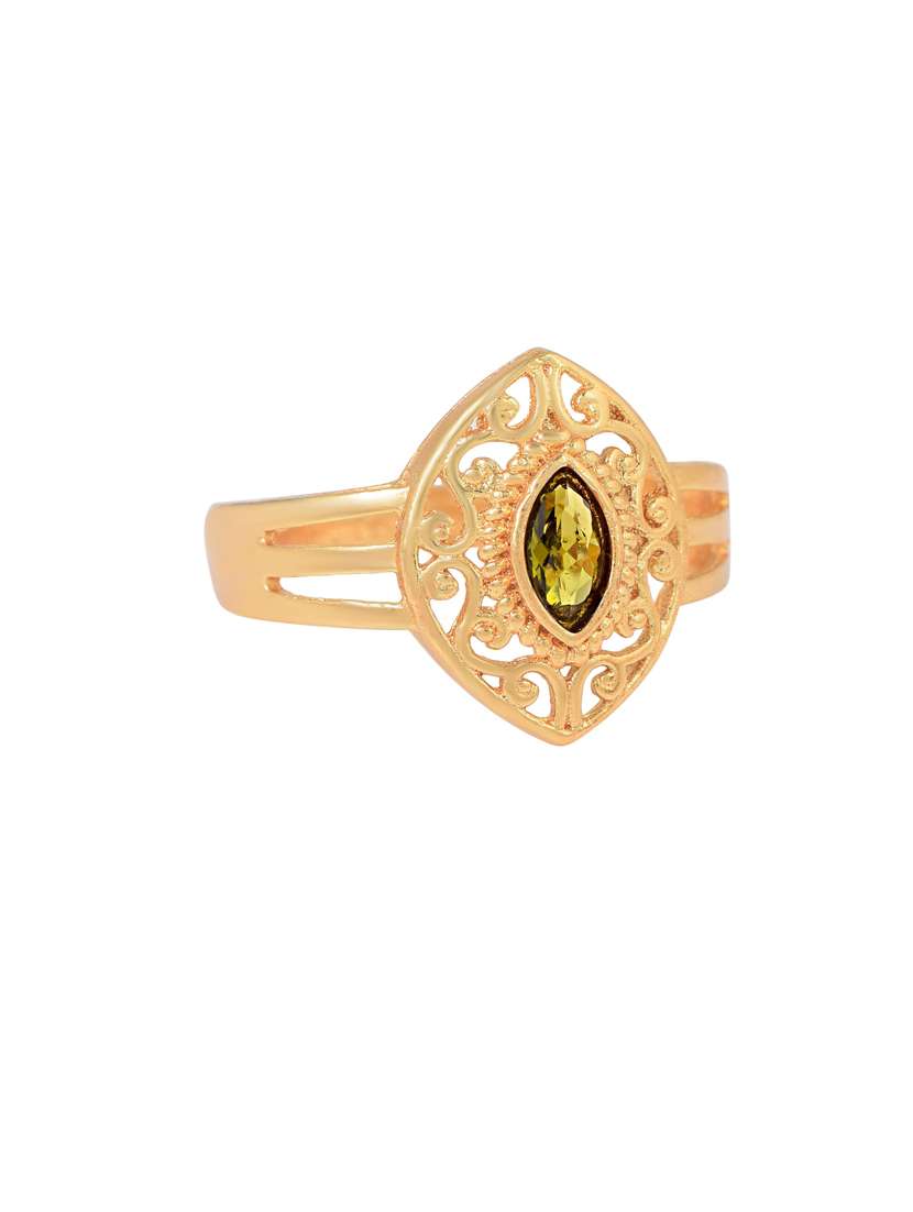 gold brass finger  ring - 18637533 -  Standard Image - 2