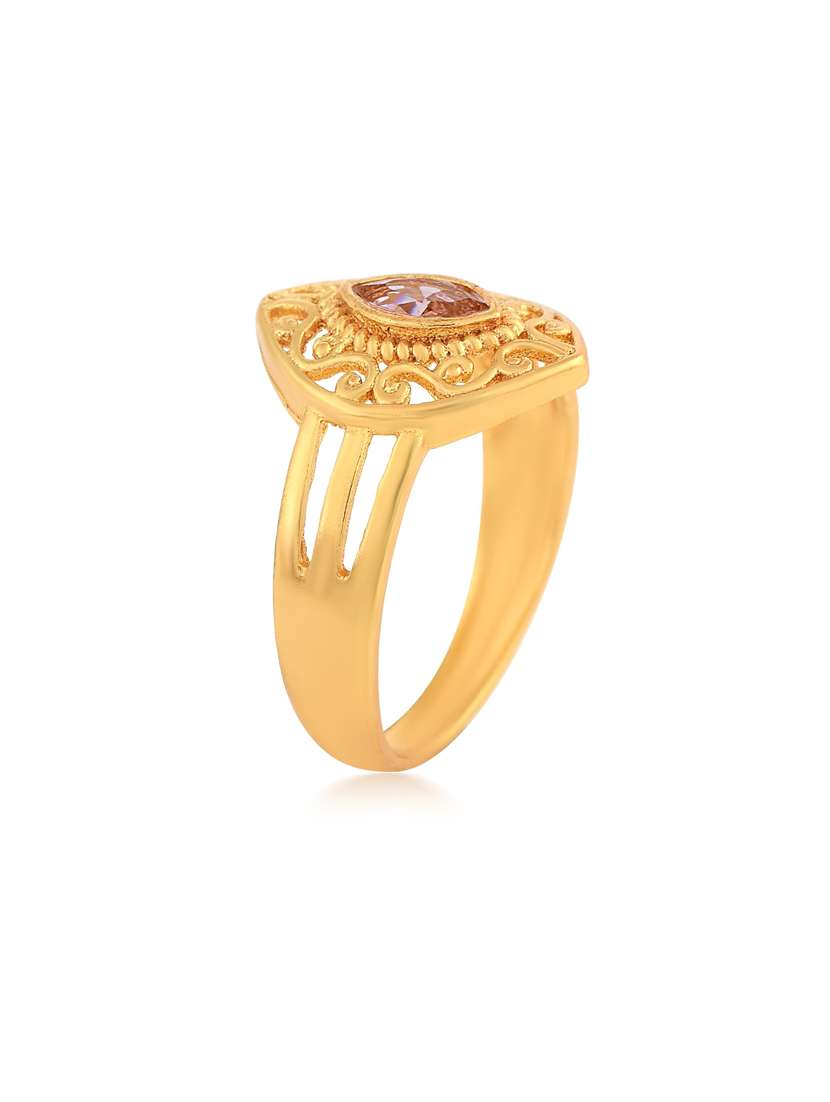 gold brass finger ring - 18637535 - Standard Image - 2