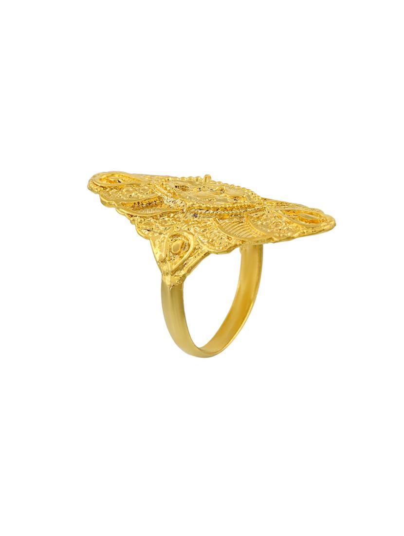gold brass finger ring - 18637543 - Standard Image - 2