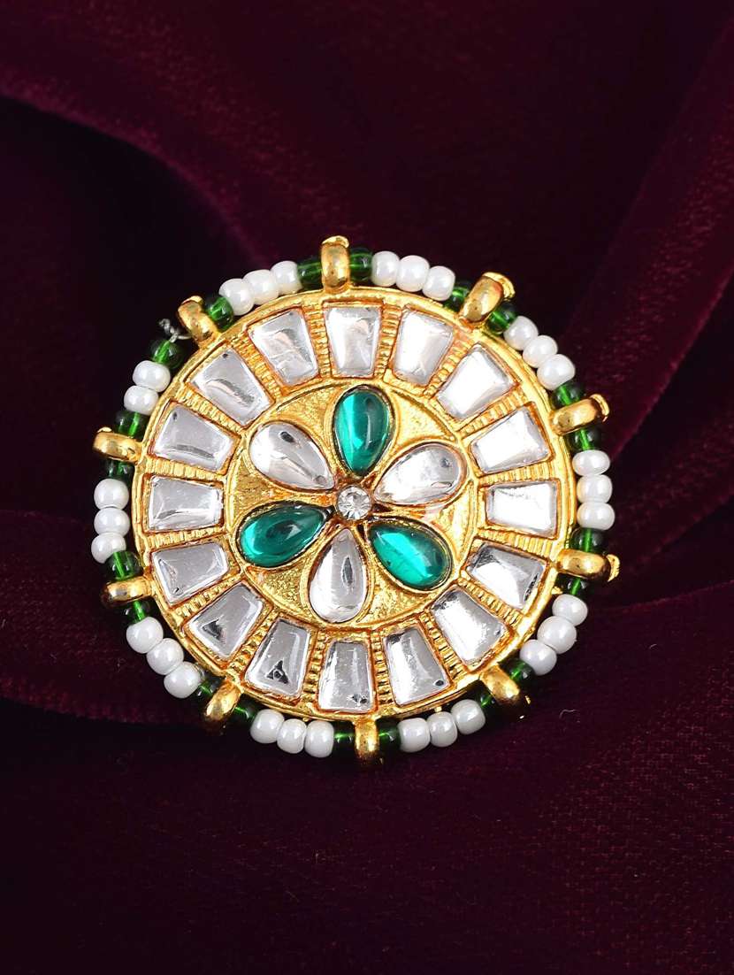 gold brass finger  ring