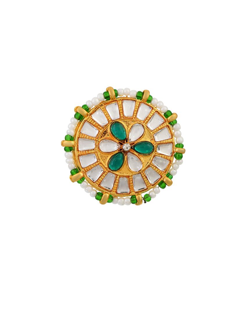 gold brass finger ring - 18637545 - Standard Image - 2