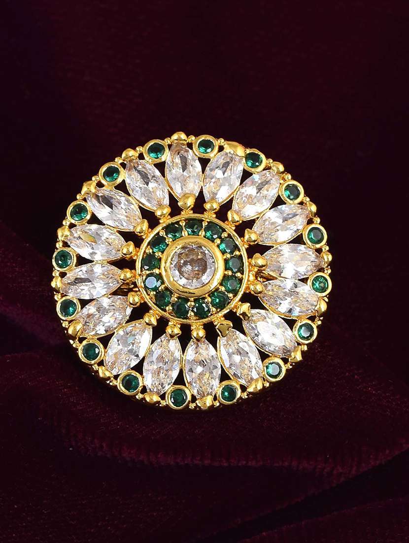 gold brass finger  ring