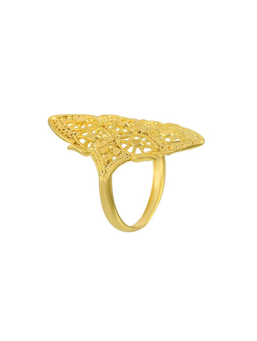 gold brass finger  ring - 18637554 -  Standard Image - 2