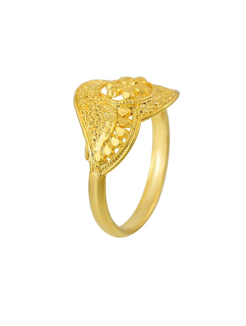 gold brass finger ring - 18637556 - Standard Image - 2