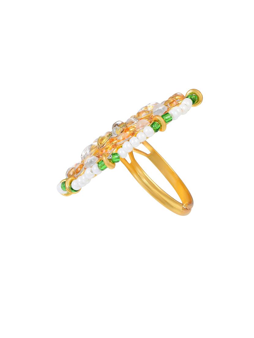 gold brass finger ring - 18637564 - Standard Image - 2
