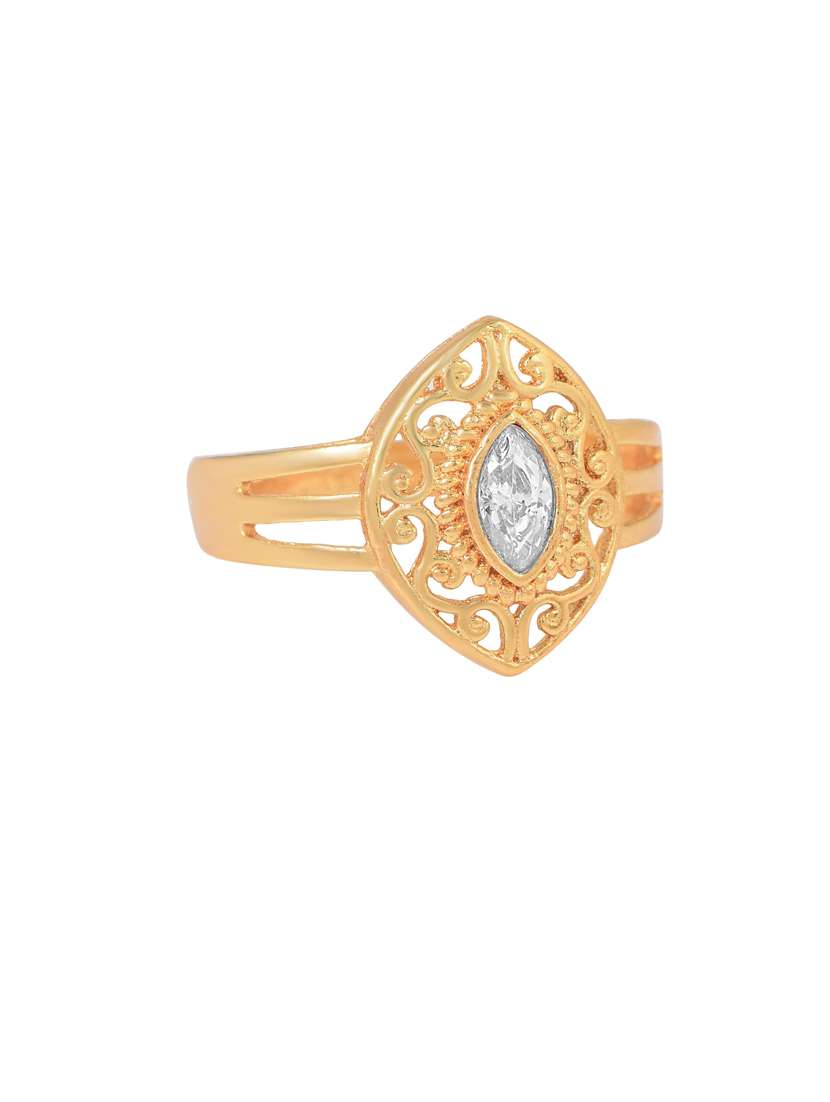gold brass finger  ring - 18637565 -  Standard Image - 2