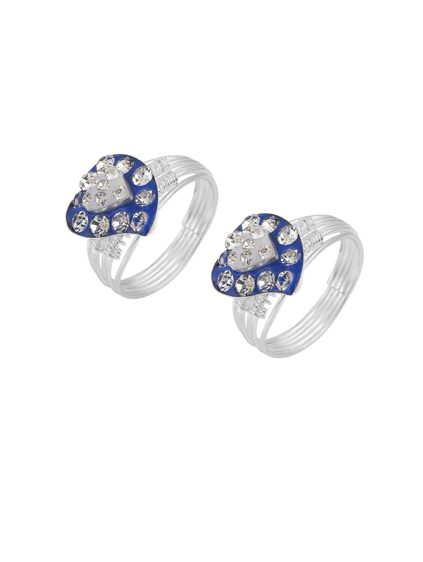 multi colored brass toe  ring - 18637578 -  Standard Image - 2