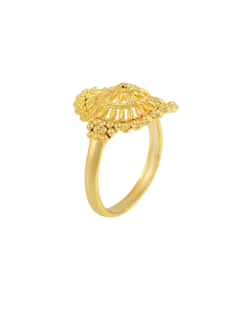 gold brass finger ring - 18637613 - Standard Image - 2