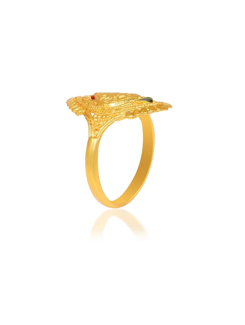 gold brass finger ring - 18637634 - Standard Image - 2