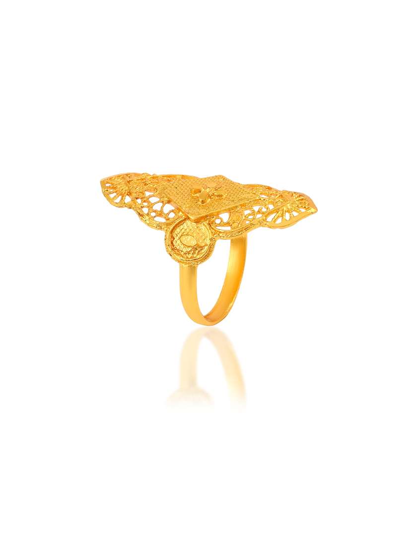 gold brass finger ring - 18637640 - Standard Image - 2
