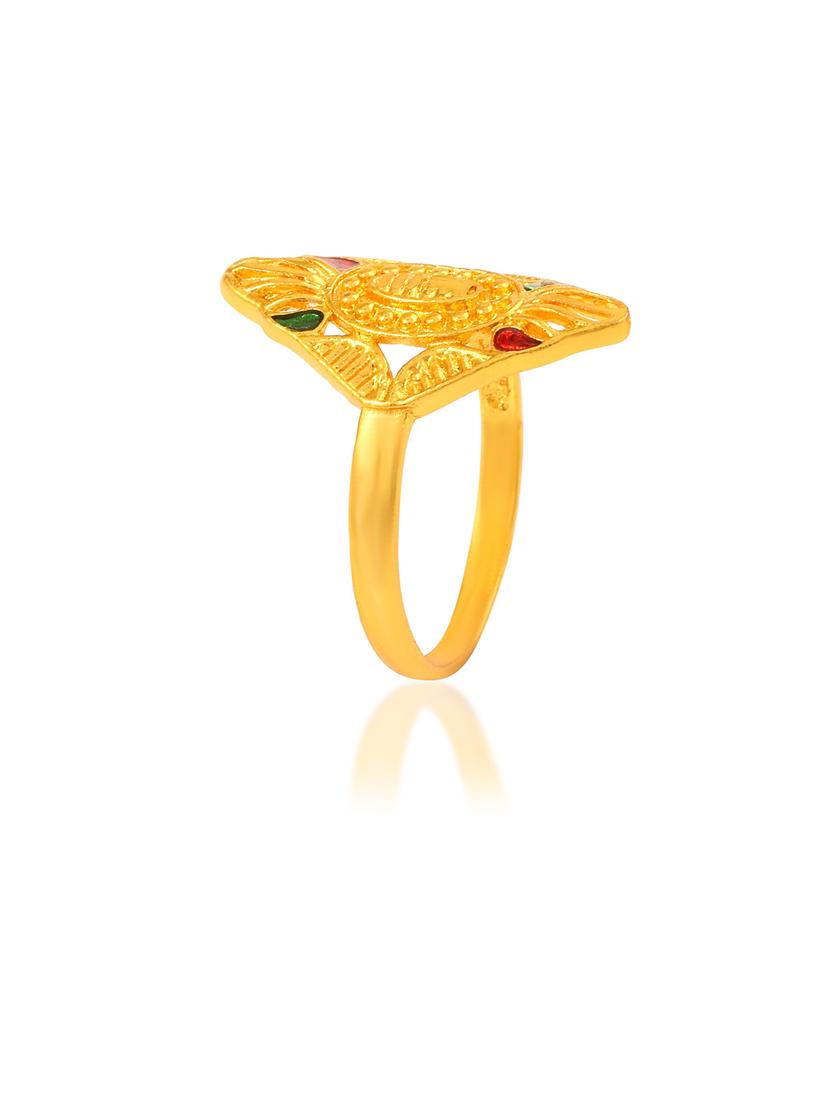 gold brass finger ring - 18637659 - Standard Image - 2