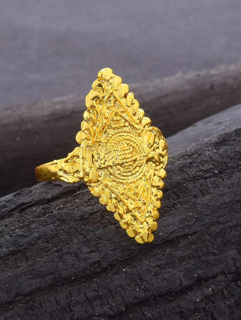 gold brass finger  ring