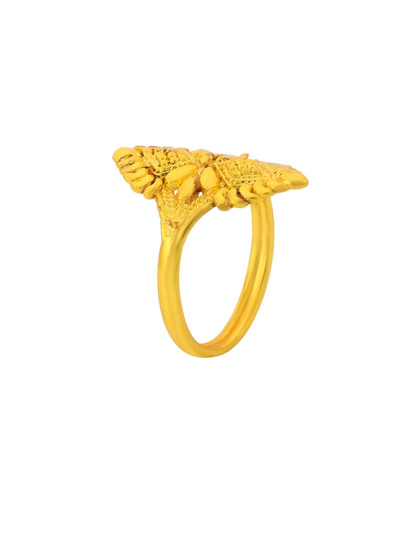 gold brass finger ring - 18637684 - Standard Image - 2