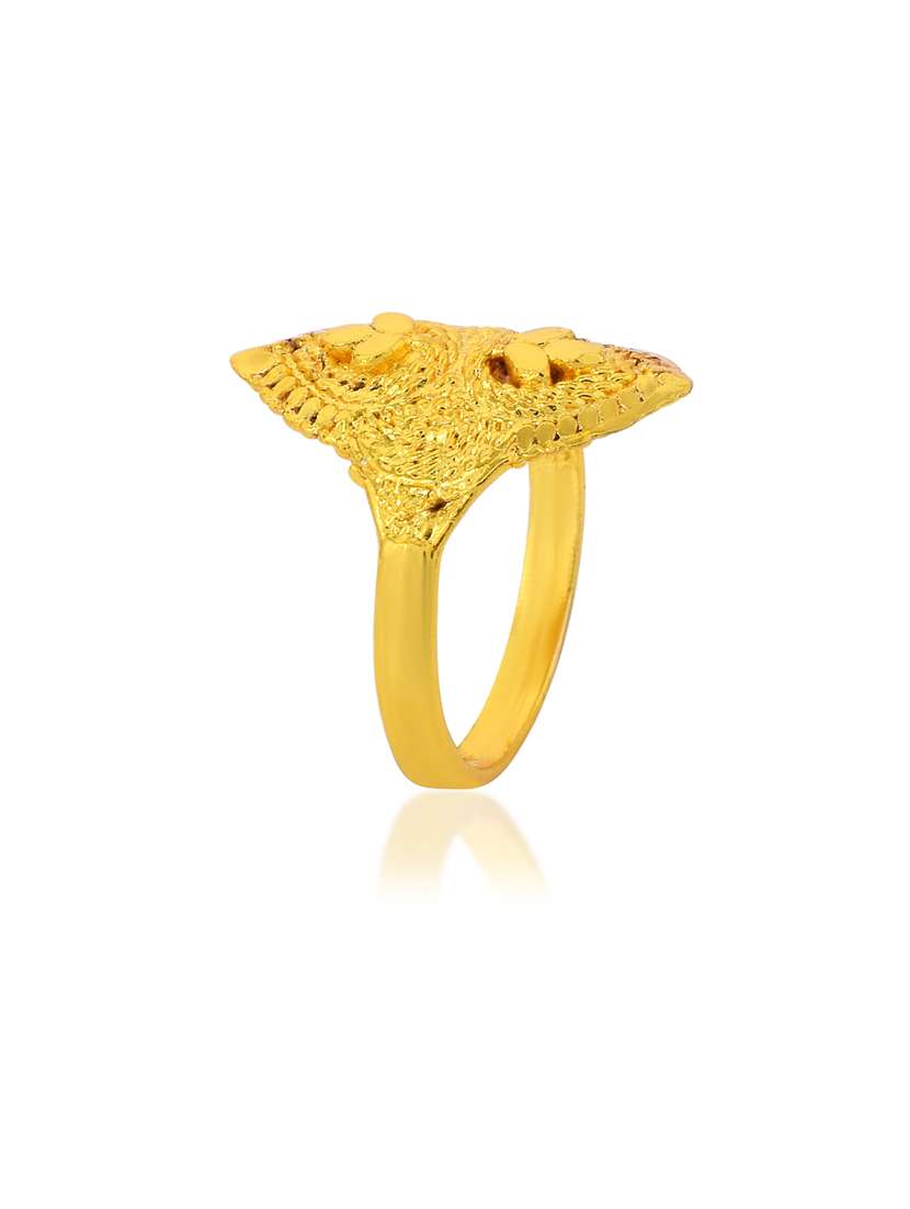 gold brass finger ring - 18637689 - Standard Image - 2