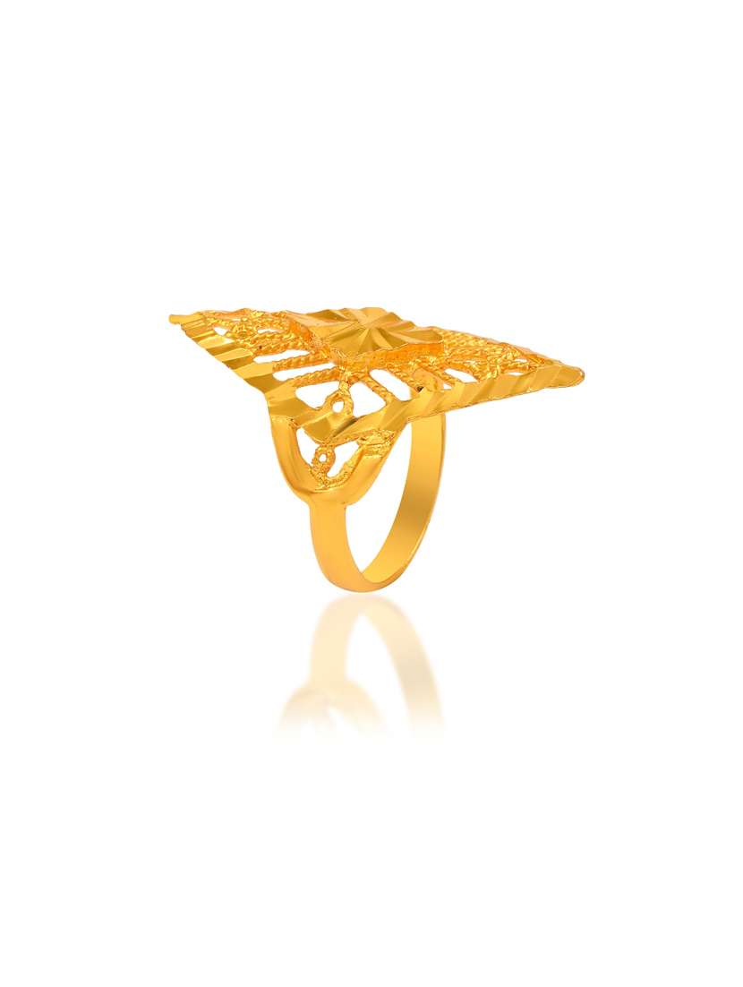 gold brass finger ring - 18637698 - Standard Image - 2