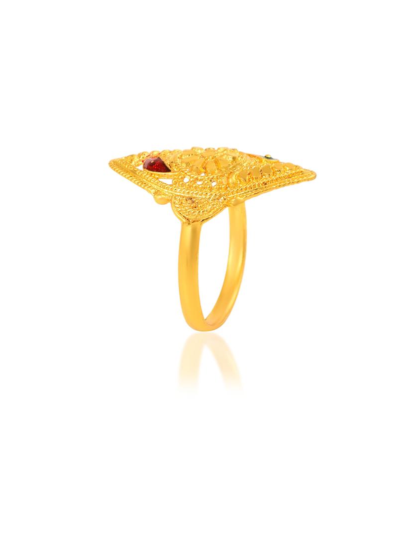 gold brass finger ring - 18637704 - Standard Image - 2