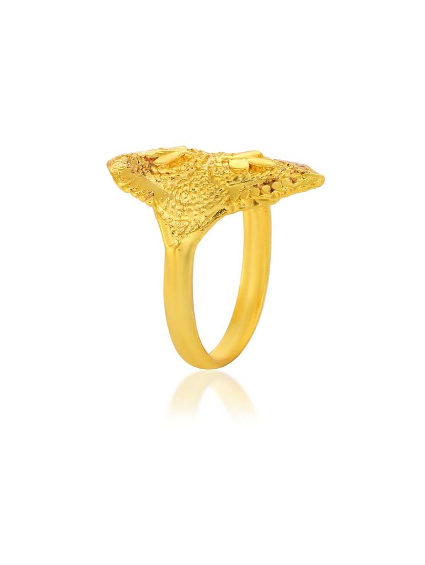 gold brass finger ring - 18637708 - Standard Image - 2