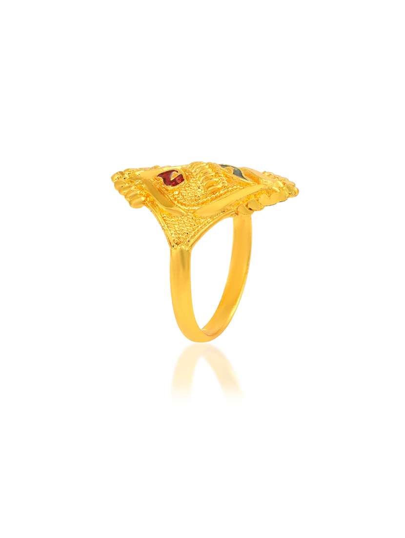 gold brass finger  ring - 18637711 -  Standard Image - 2