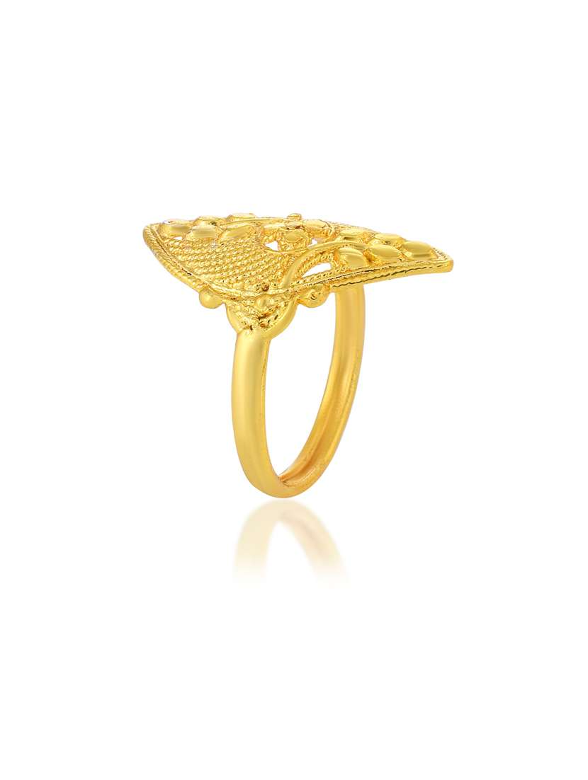 gold brass finger ring - 18637718 - Standard Image - 2