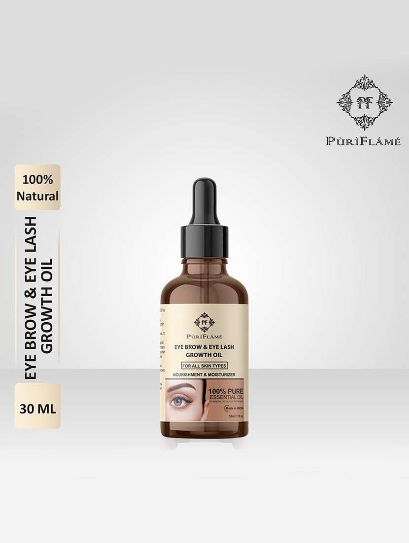 100% Pure Eyebrow & Eyelash Growth Oil Enriched 