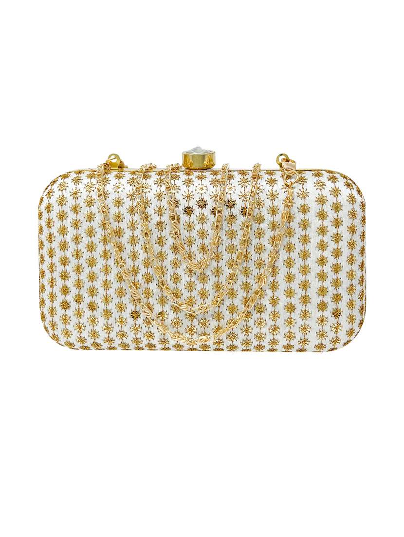 pack of 3 embroidered ethnic clutch - 18640576 - Standard Image - 2