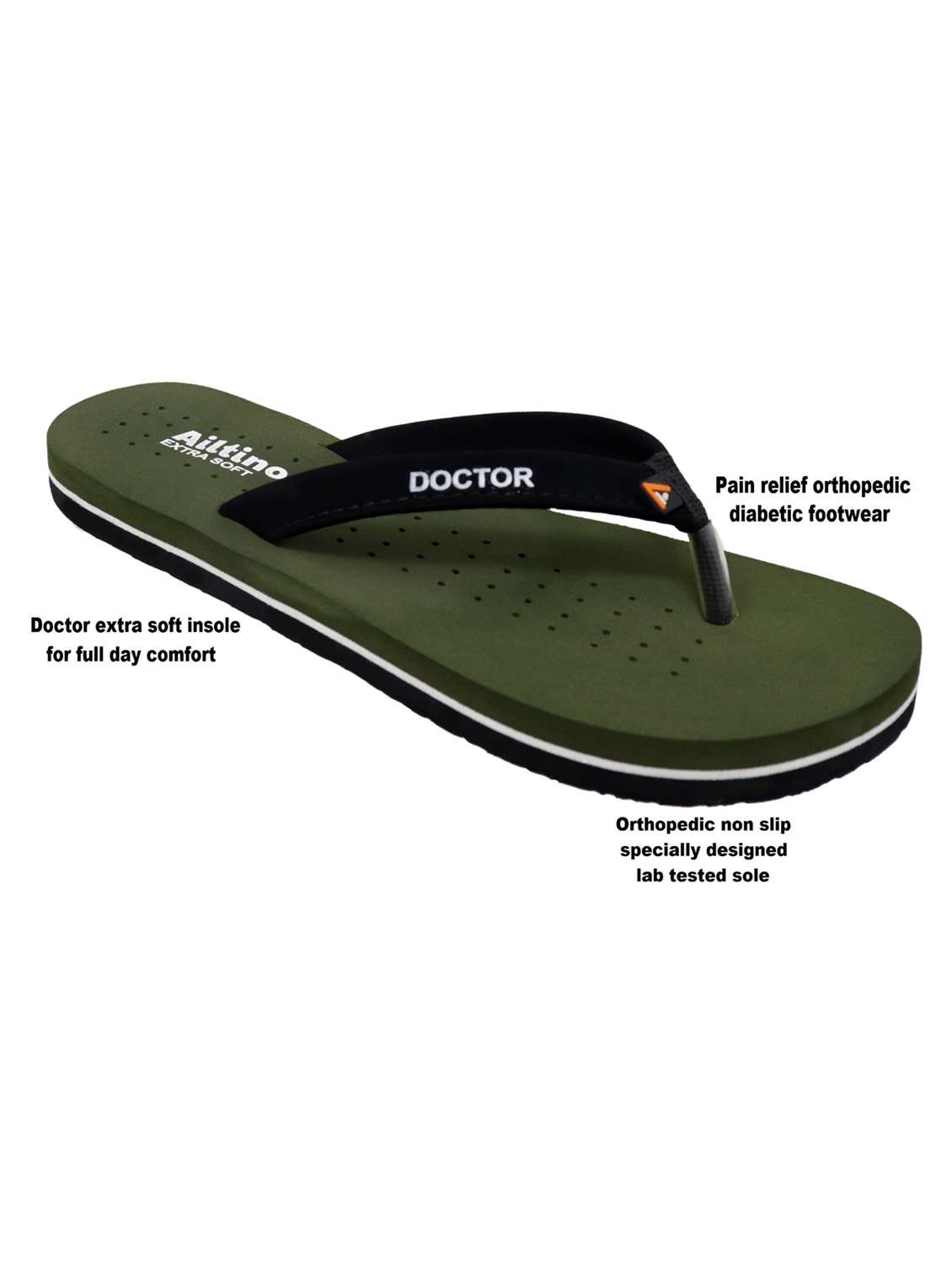 women printed toe separator slippers - 18640817 - Standard Image - 2