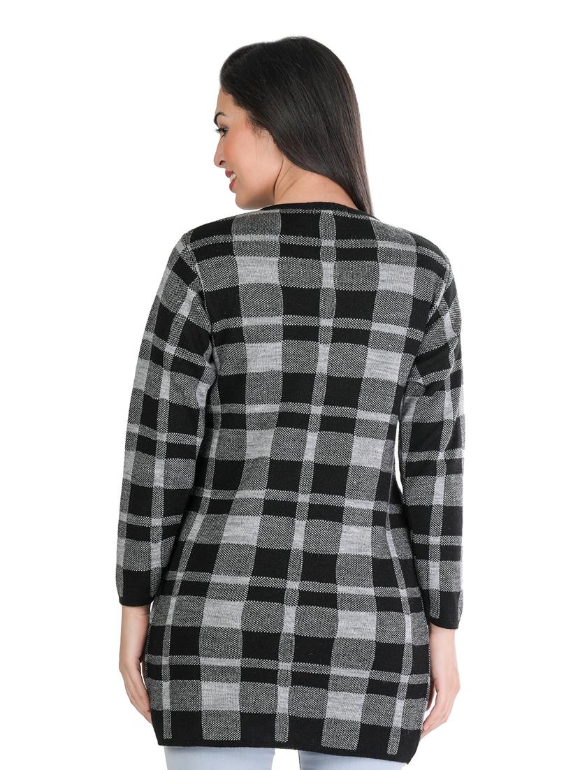 open front wool cardigan - 18642401 - Standard Image - 2