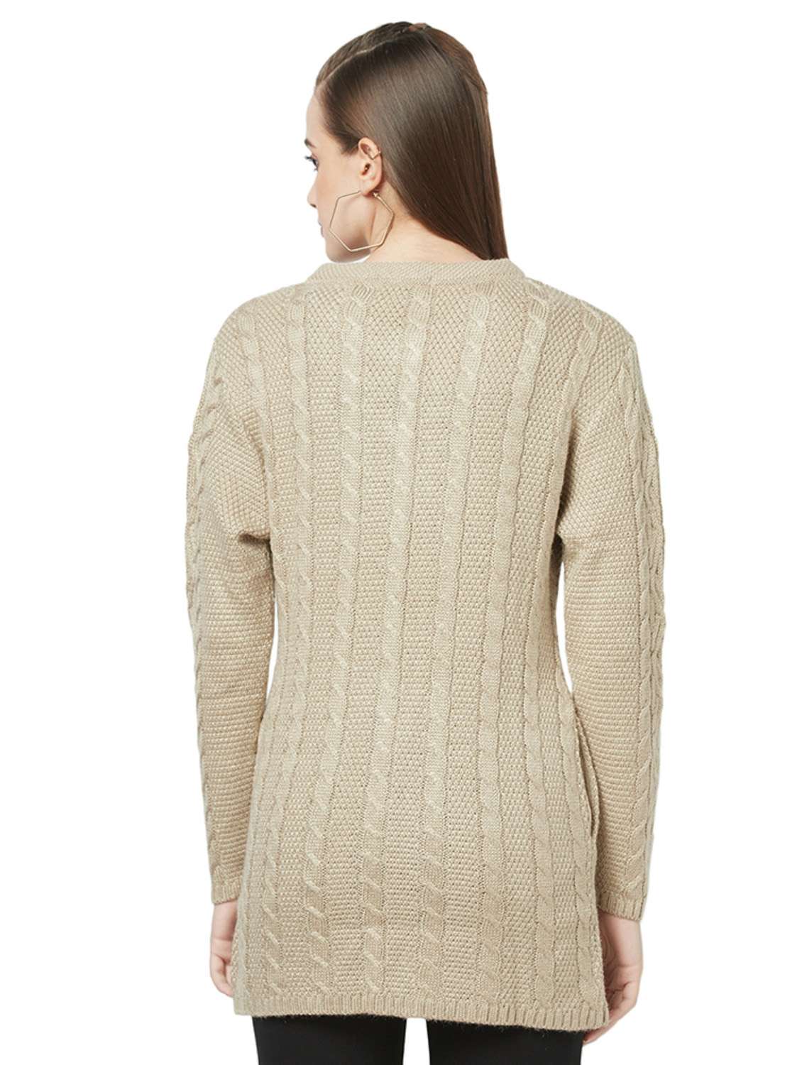 open front wool cardigan - 18642558 -  Standard Image - 2
