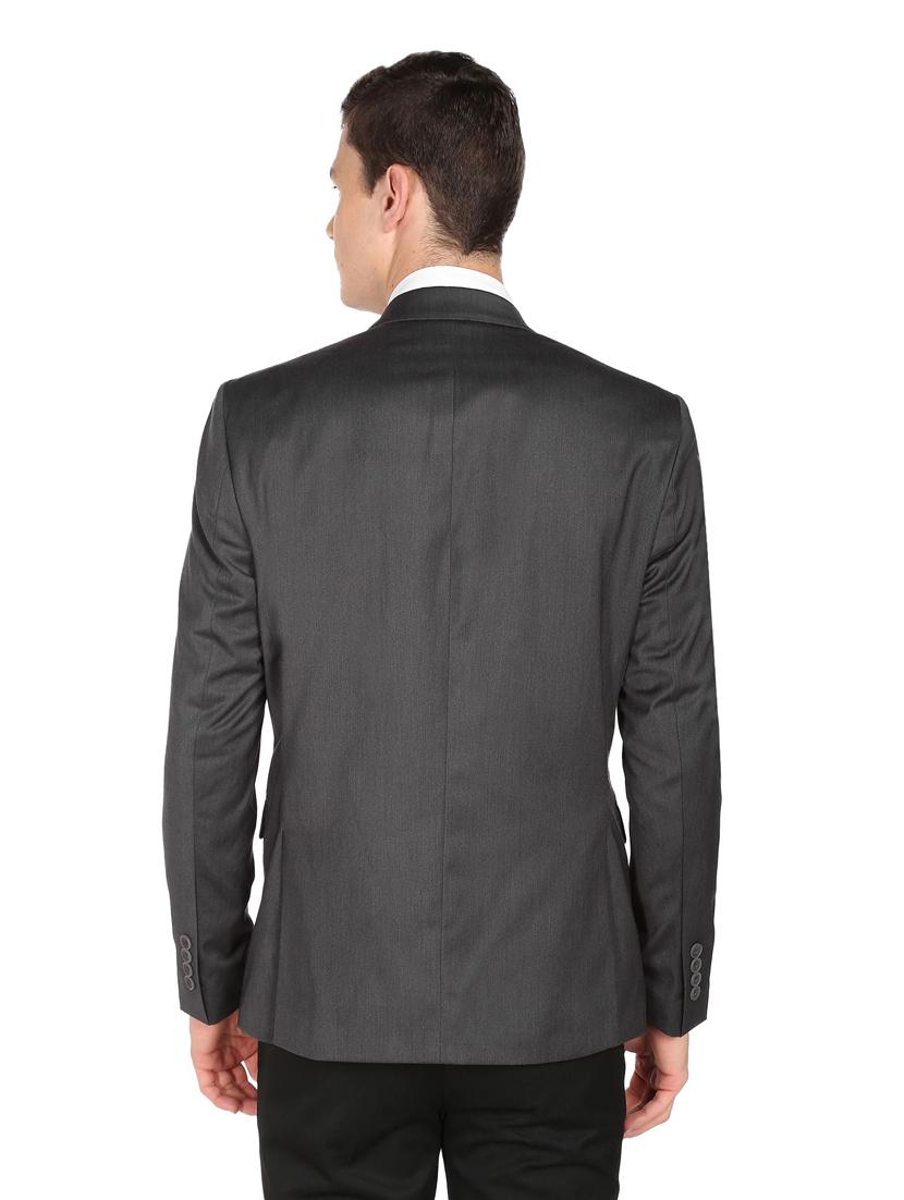 solid single breasted formal blazer - 18645816 - Standard Image - 2