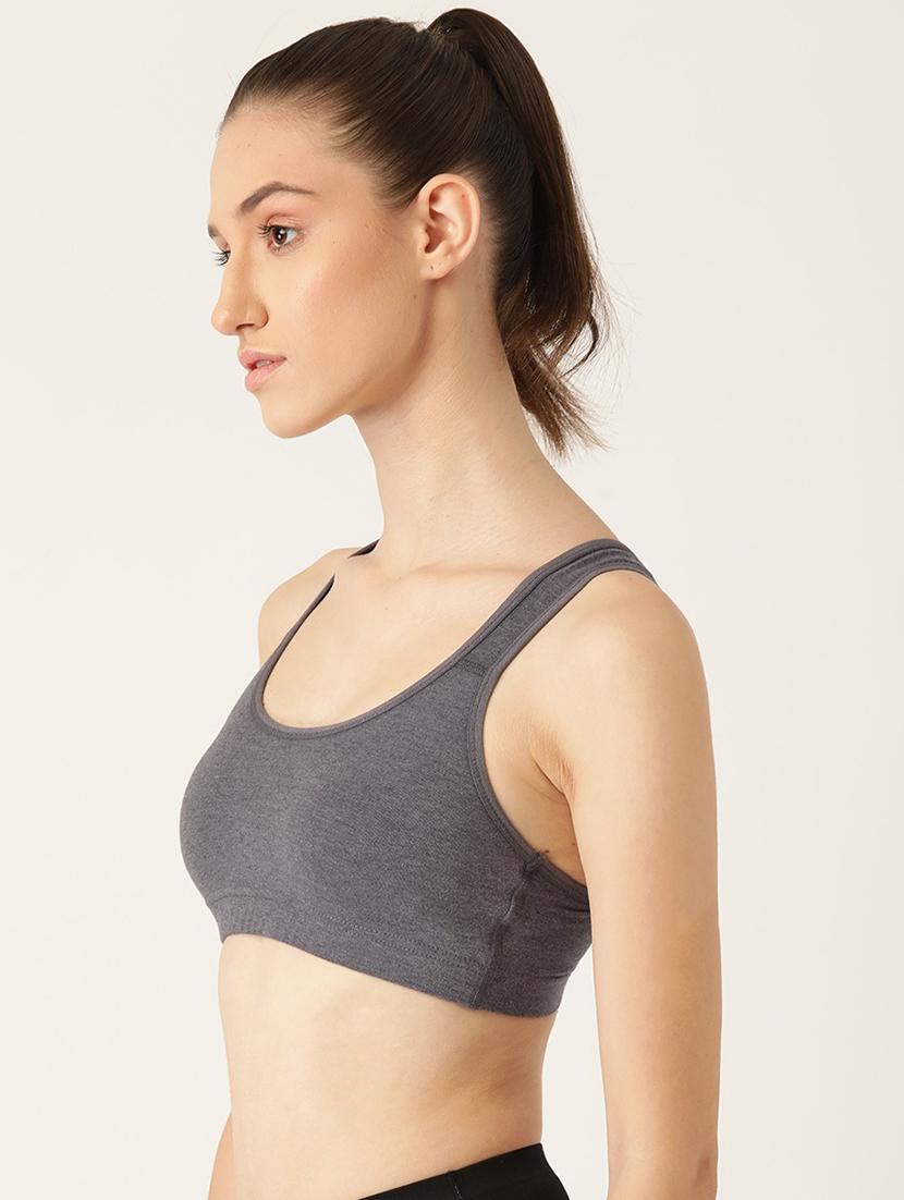 pack of 2 solid sports bra - 18646630 - Standard Image - 2