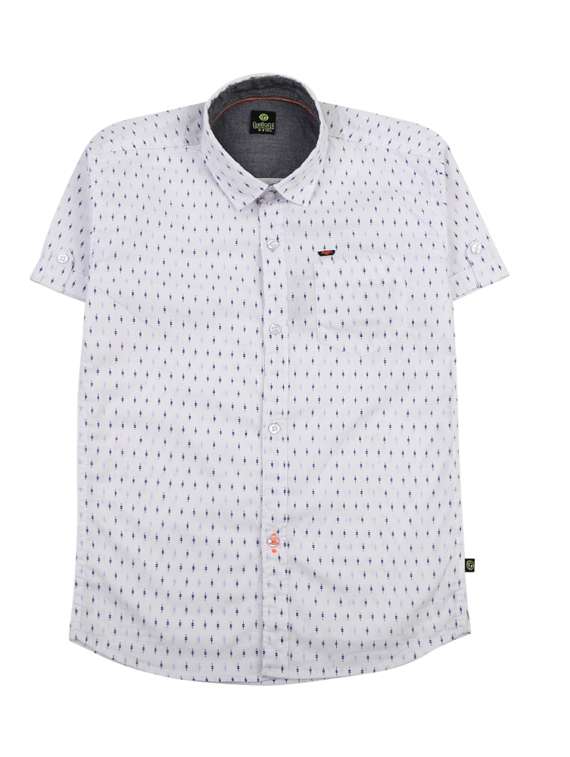 boys printed casual shirt