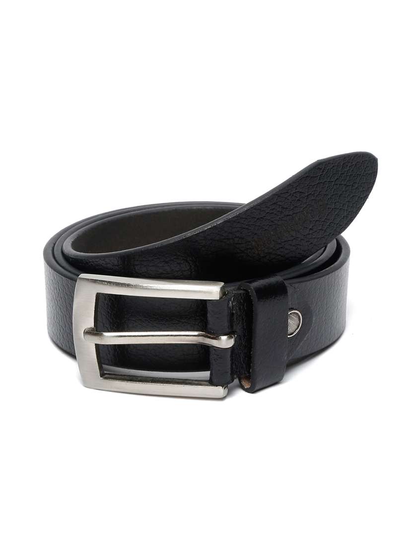 chrome leather belt