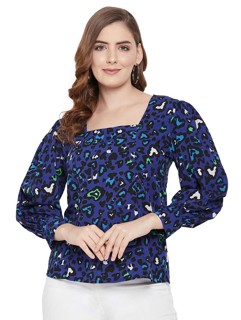 women's straight square neck top