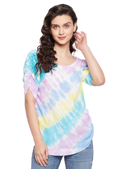 women's straight round neck top - 18649772 -  Standard Image - 0