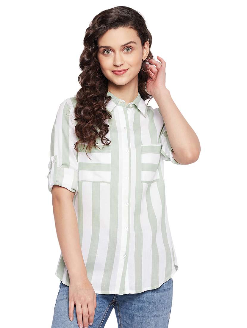 striped regular shirt 