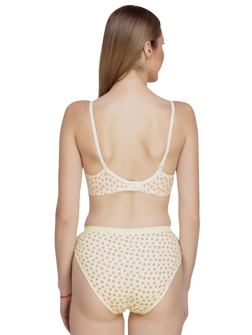 printed bra and panty set - 18650250 -  Standard Image - 2