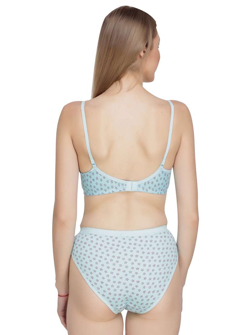 printed bra and panty set - 18650252 - Standard Image - 2