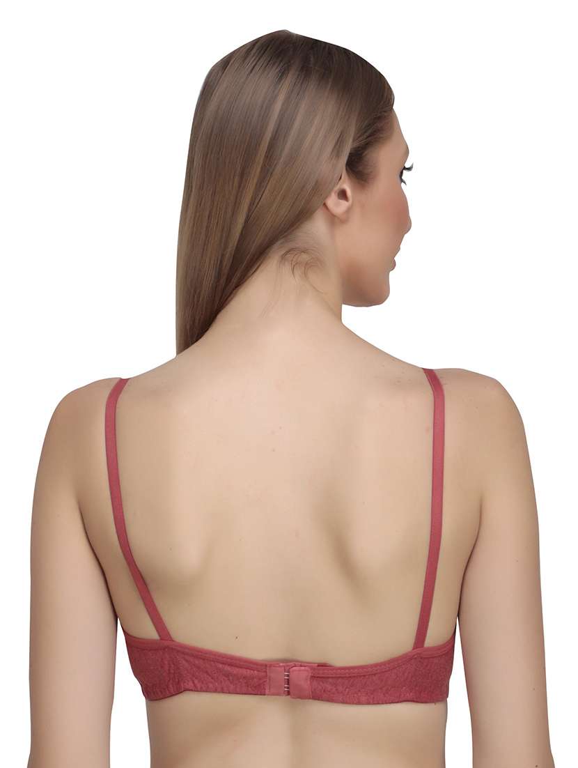 red solid regular bra - 18650555 -  Standard Image - 2