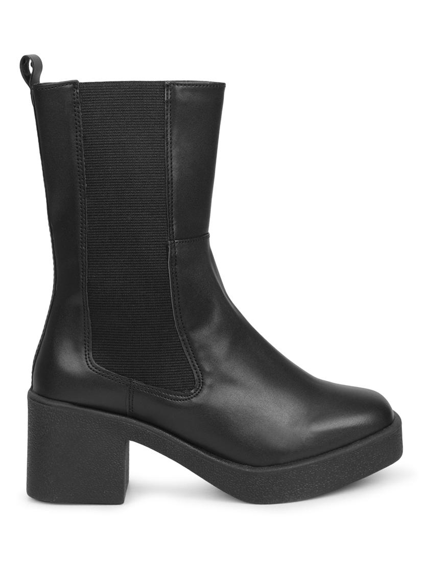 women solid ankle boots - 18650704 - Standard Image - 2