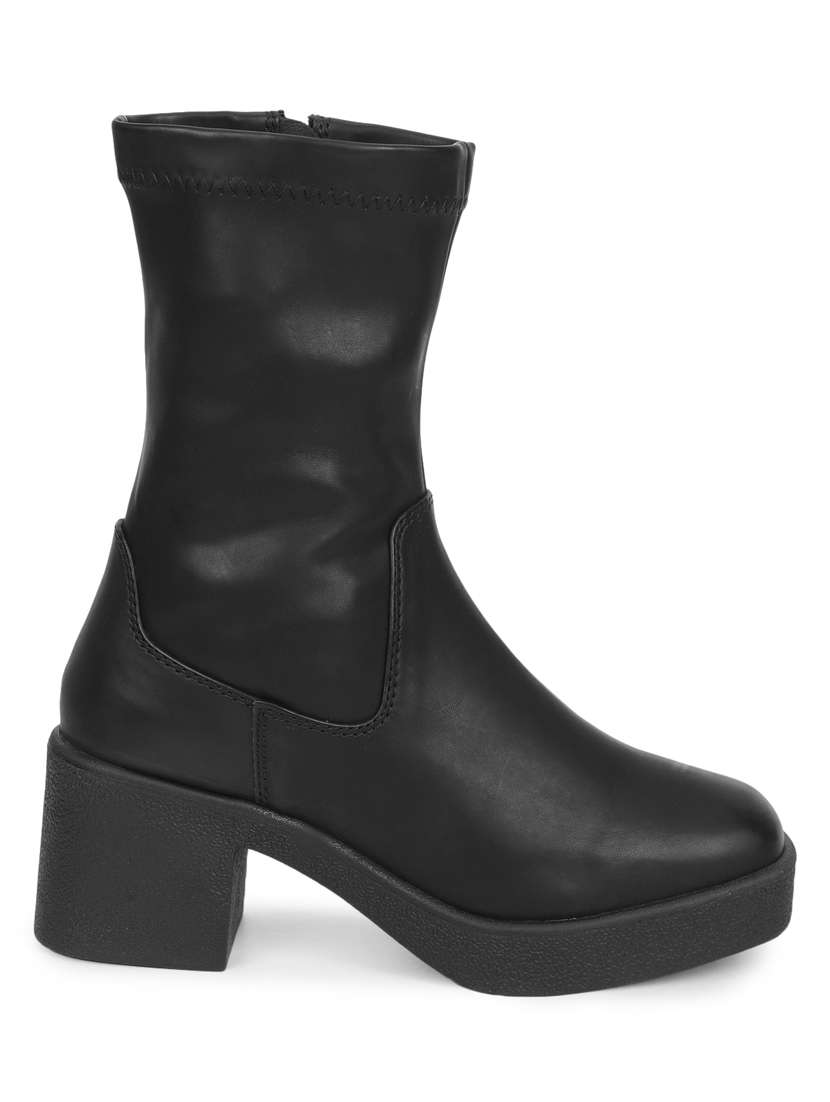 women solid ankle boots - 18650707 -  Standard Image - 2
