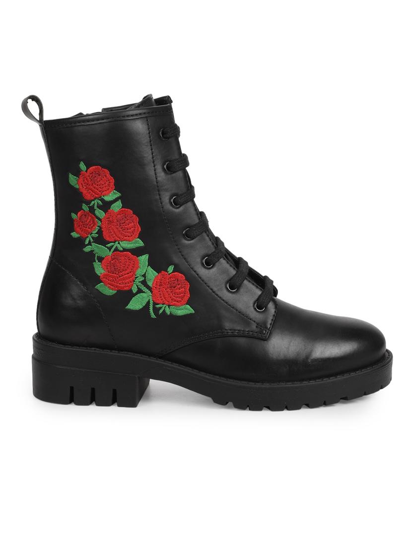 women solid ankle boots - 18650709 - Standard Image - 2