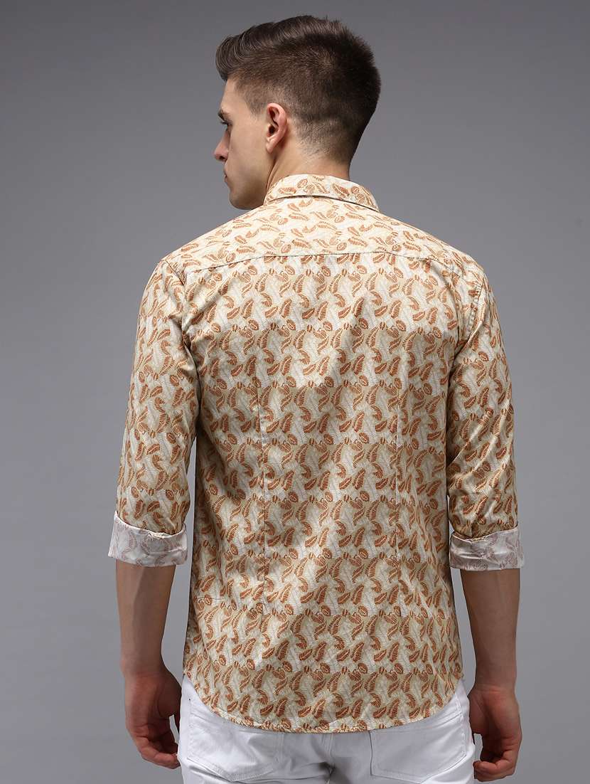 mens printed casual shirt - 18650853 - Standard Image - 2