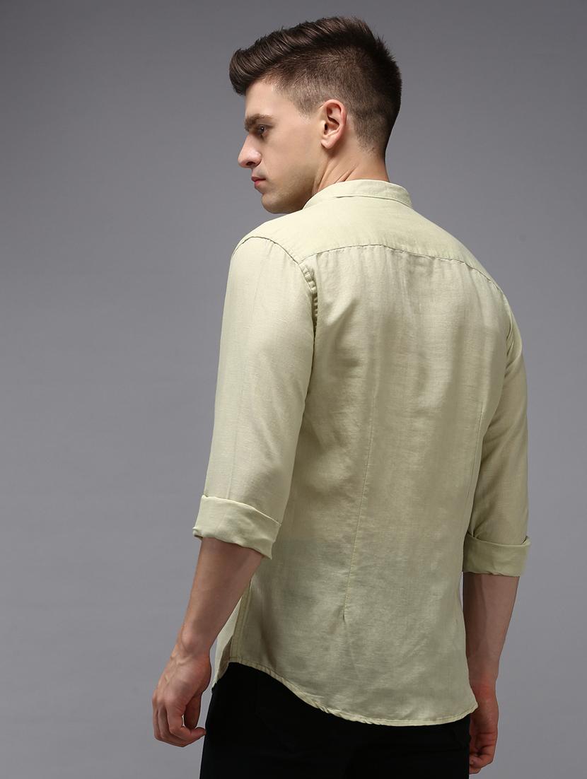 mens solid casual shirt - 18650885 - Standard Image - 2