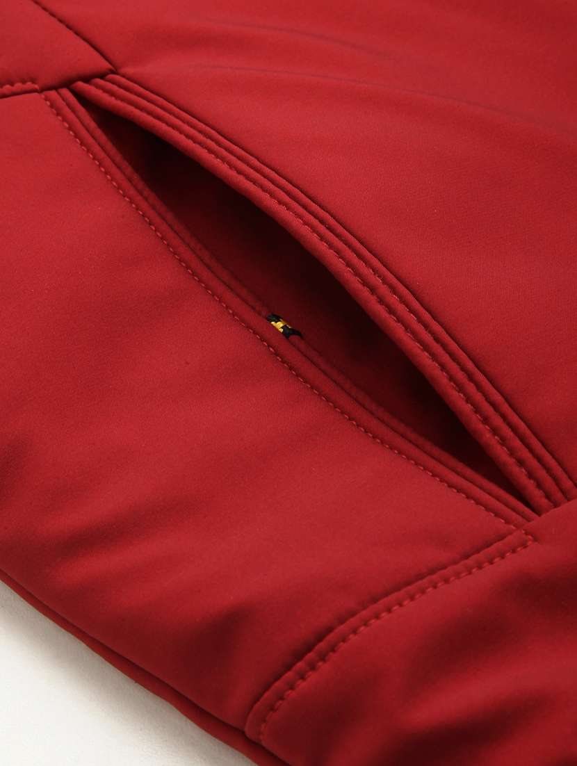 zip up solid bomber jacket - 18650968 -  Standard Image - 7