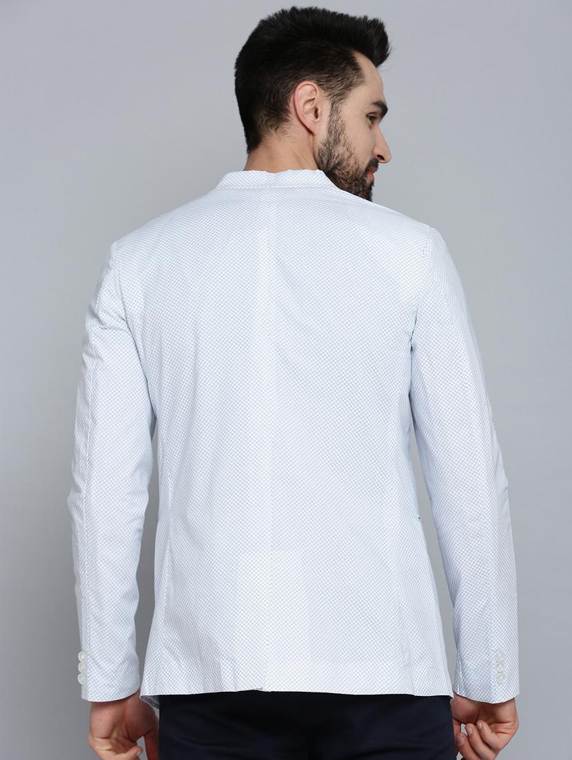 single breasted printed casual blazer - 18651001 - Standard Image - 2