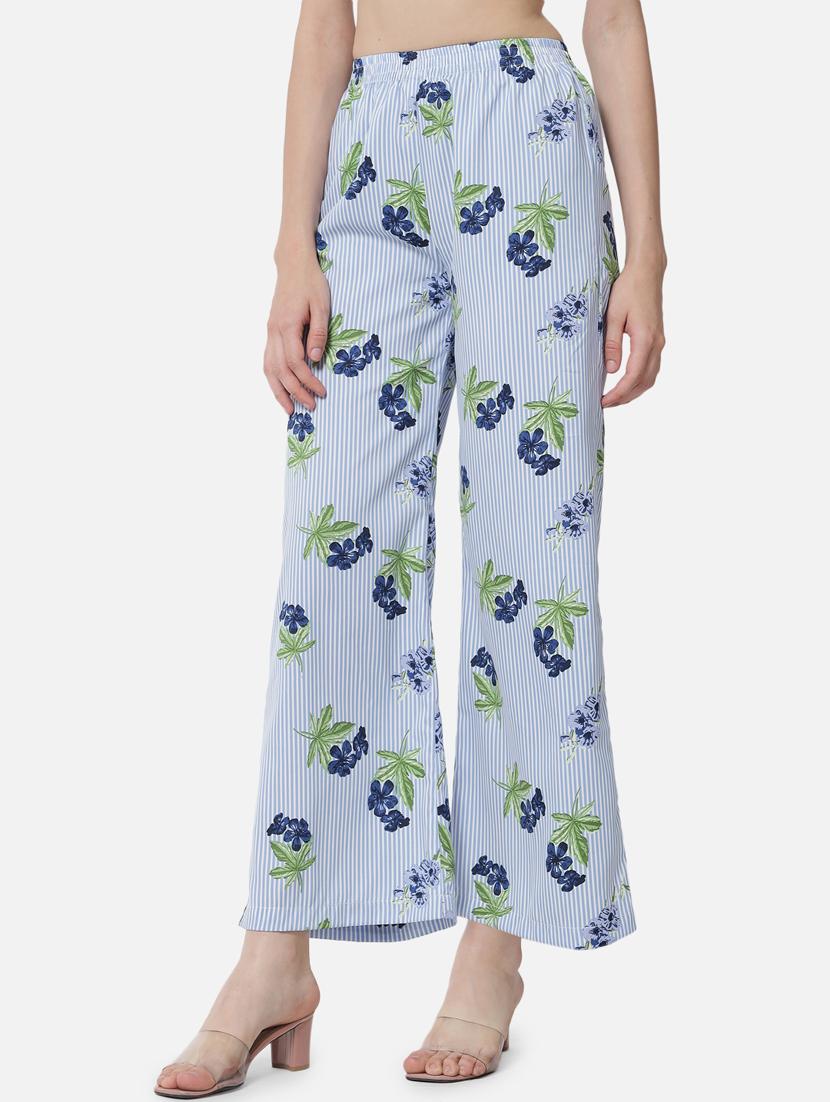 mid rise printed palazzo - 18651164 - Standard Image - 2