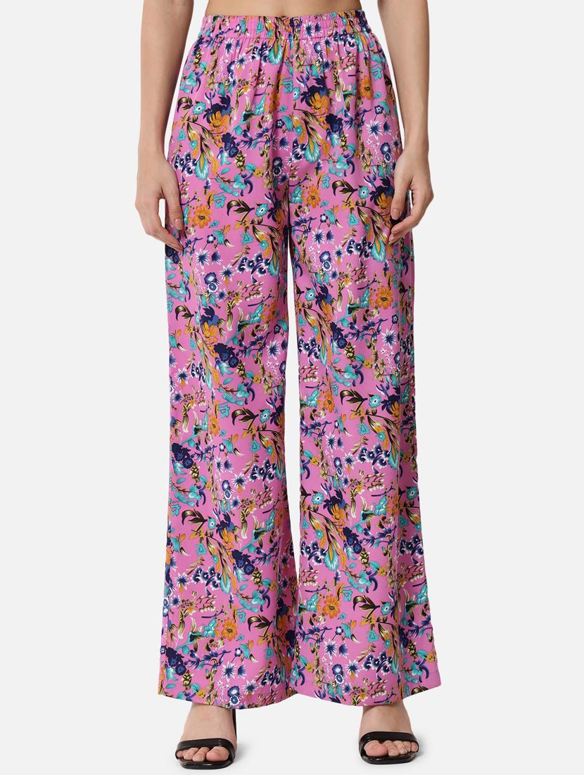 mid rise printed palazzo  - 18651170 -  Zoom Image - 0