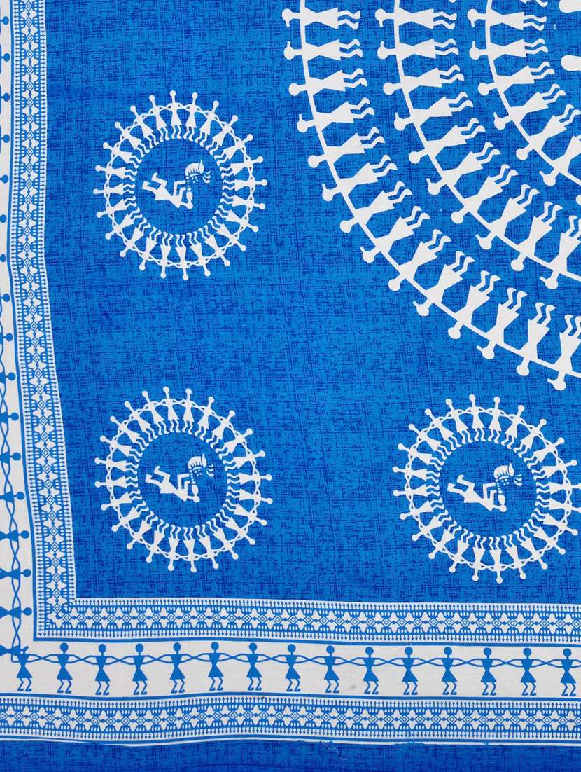 printed double bedsheet with 2 pillow cover - 18655865 -  Standard Image - 2