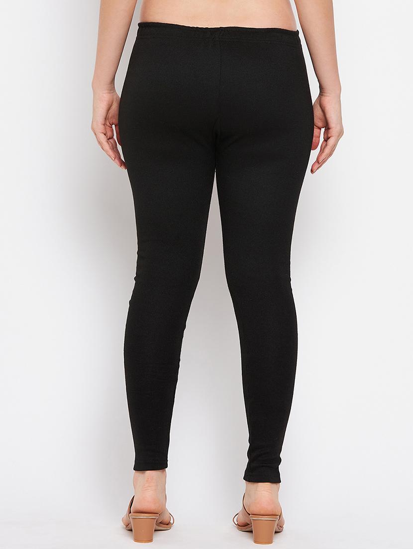 pack of 2 solid woolen leggings - 18656861 - Standard Image - 2